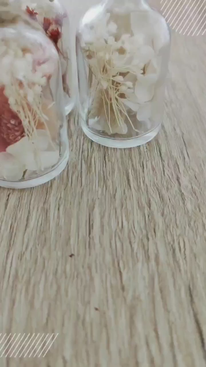 Mini fioles fleuries